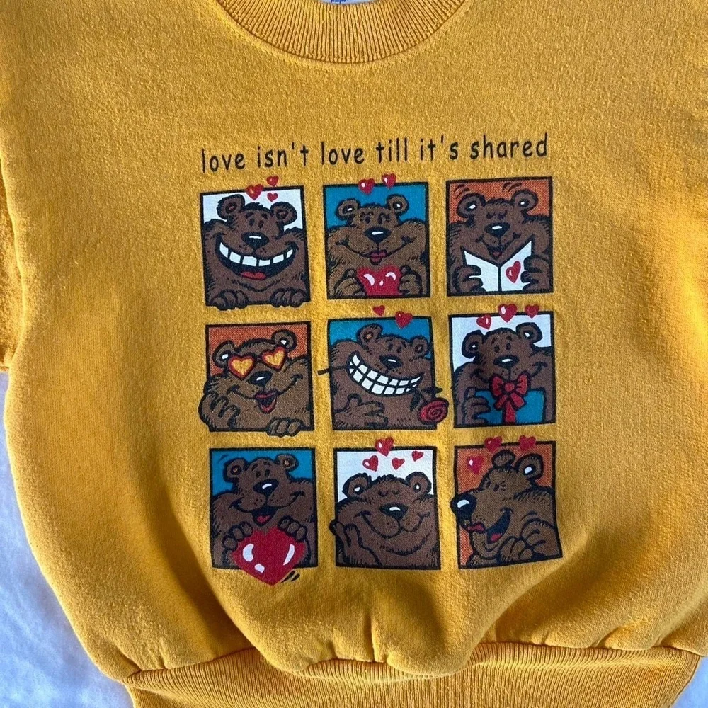 90s vintage crewneck sweatshirt with 